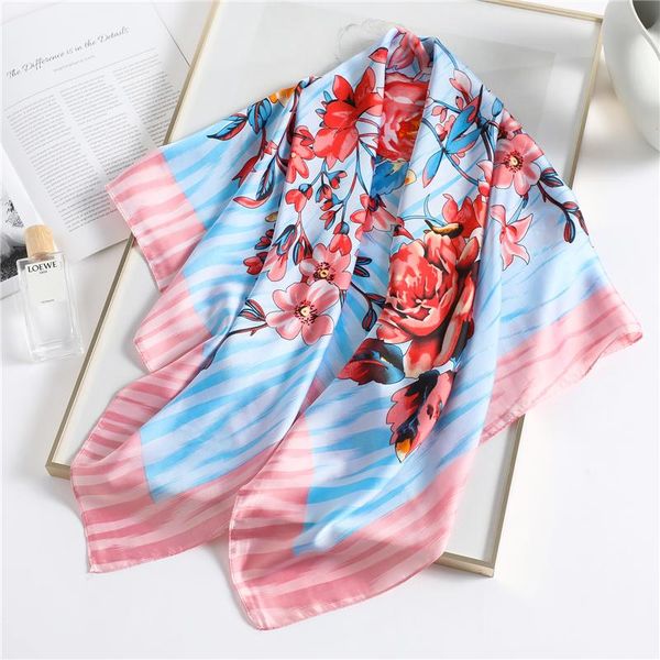 women square scarf 2021 foulard print neckerchief silk feeling hijab headband shawl wrap elegant bandana scarves, Blue;gray
women square scarf 2021 foulard print neckerchief silk feeling hijab headband shawl wrap elegant bandana scarves, Blue;gray