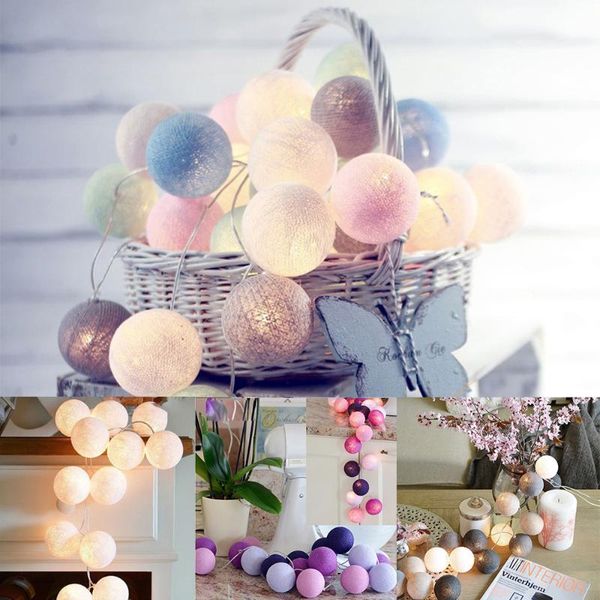 strings led cotton ball string lights usb battery 6m 40leds christmas wedding party garland fairy lamp decorations gift
strings led cotton ball string lights usb battery 6m 40leds christmas wedding party garland fairy lamp decorations gift