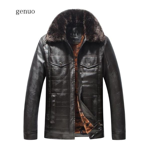 men's fur & faux jaqueta de couro masculina leather jacket thick pu coat men casual winter fleece male, Black
men's fur & faux jaqueta de couro masculina leather jacket thick pu coat men casual winter fleece male, Black