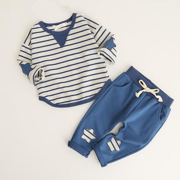 clothing sets baby boy set stripes long sleeve shirts pants costume kids clothes, White
clothing sets baby boy set stripes long sleeve shirts pants costume kids clothes, White