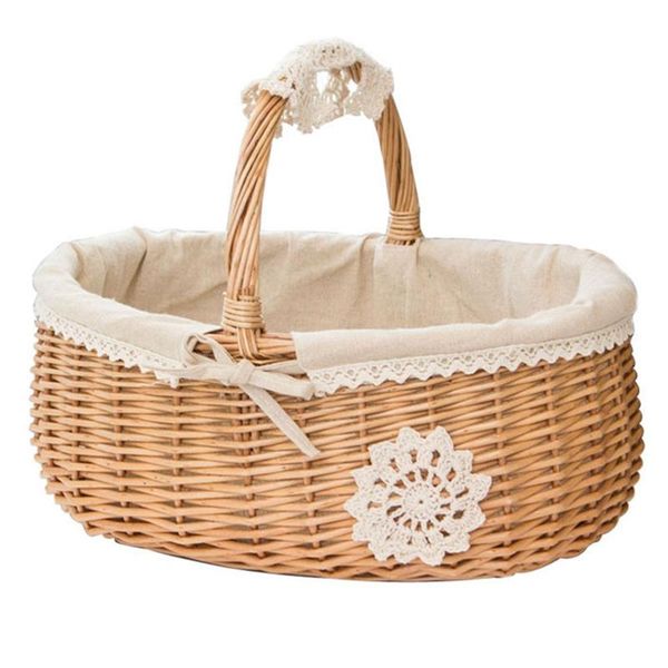 storage baskets wicker woven basket portable picnic fruit vegetable bucket creative flower for parties, wedding, bbqs
storage baskets wicker woven basket portable picnic fruit vegetable bucket creative flower for parties, wedding, bbqs