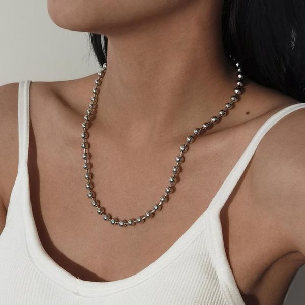 chokers simple beaded long chain choker necklace female 2021 punk jewelry for women necklaces bijoux femme party neck accessories, Golden;silver
chokers simple beaded long chain choker necklace female 2021 punk jewelry for women necklaces bijoux femme party neck accessories, Golden;silver