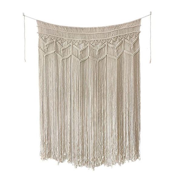 party decoration hand-woven tapestry cotton yarn knitted door curtain wedding backdrop decorative
party decoration hand-woven tapestry cotton yarn knitted door curtain wedding backdrop decorative
