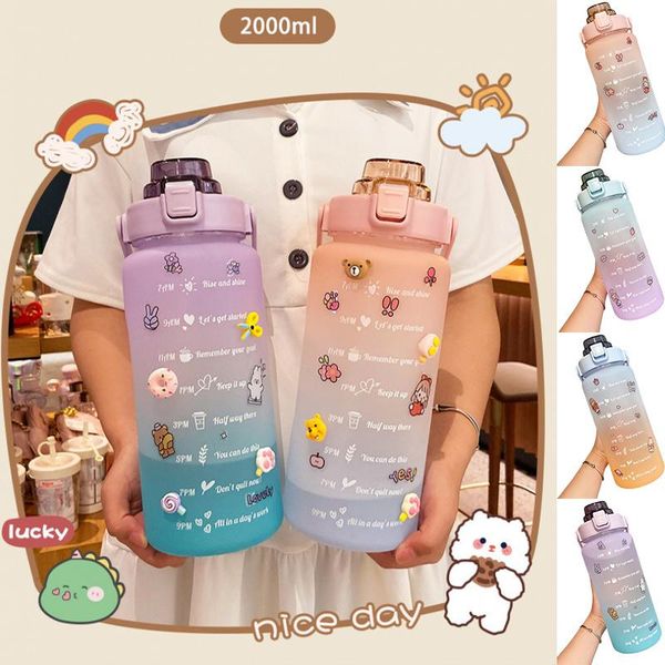 water bottle stickers with straw 2000ml cute portable scale for outdoor travel kettle student drink jugs
water bottle stickers with straw 2000ml cute portable scale for outdoor travel kettle student drink jugs