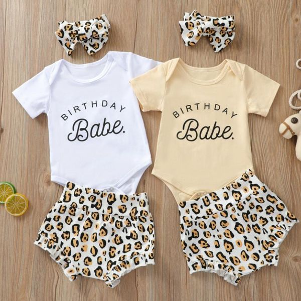clothing sets three piece baby girl\u2021s clothes fresh letter short sleeve bodysuit and leopard shorts with headband summer, White
clothing sets three piece baby girl\u2021s clothes fresh letter short sleeve bodysuit and leopard shorts with headband summer, White