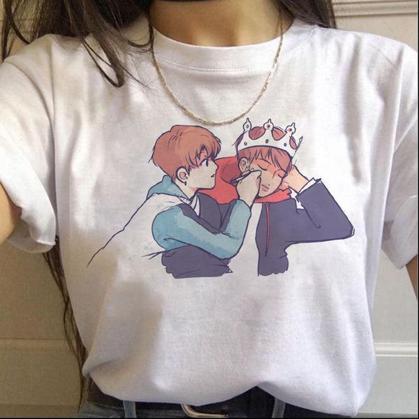 bangtan boys printed women t shirt korean version kpop graphic t shirt ulzzang harajuku jin suga j hope jimin v t shirt, White
bangtan boys printed women t shirt korean version kpop graphic t shirt ulzzang harajuku jin suga j hope jimin v t shirt, White