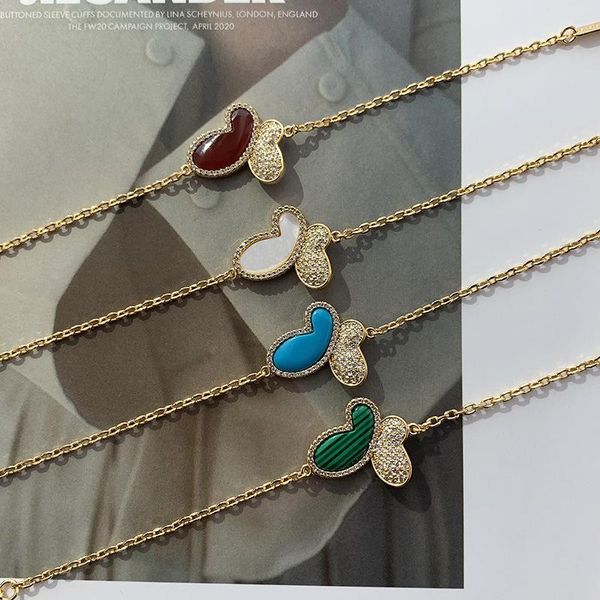 link, chain korean fashion luxury butterfly natural shell stone charm bracelet for woman cute rhinestone necklace jewerly gift, Black
link, chain korean fashion luxury butterfly natural shell stone charm bracelet for woman cute rhinestone necklace jewerly gift, Black