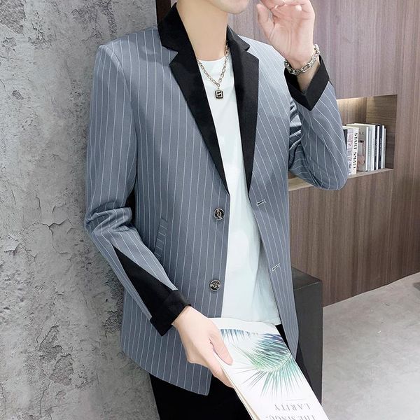 men's suits & blazers social personality handsome suit jacket spring classic stripes men korean spiritual clothes instagram trend slim, White;black
men's suits & blazers social personality handsome suit jacket spring classic stripes men korean spiritual clothes instagram trend slim, White;black