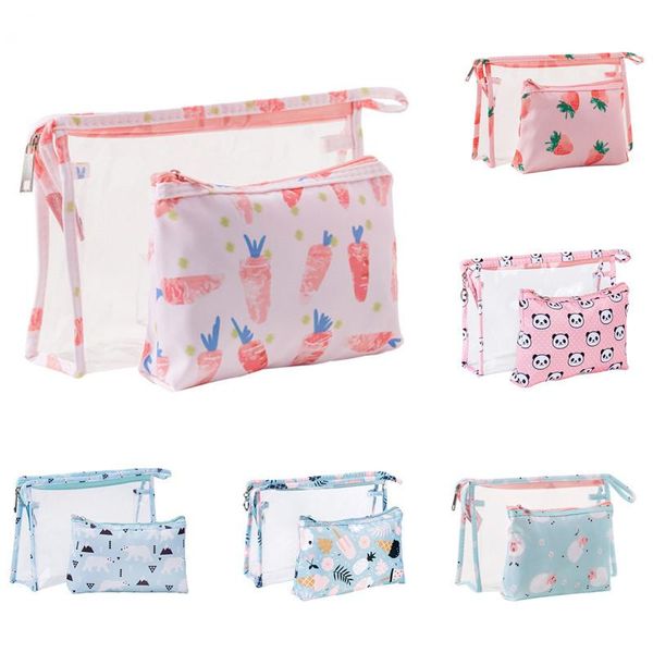 storage boxes & bins 2 piece cosmetic bag pvc cartoon transparent waterproof toiletry sack outdoor travel phone toiletries portable organize
storage boxes & bins 2 piece cosmetic bag pvc cartoon transparent waterproof toiletry sack outdoor travel phone toiletries portable organize