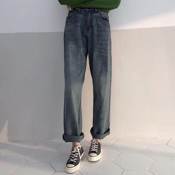 women's jeans woman pants spring and autumn high waist straight loose long pantalones vaqueros mujer, Blue
women's jeans woman pants spring and autumn high waist straight loose long pantalones vaqueros mujer, Blue