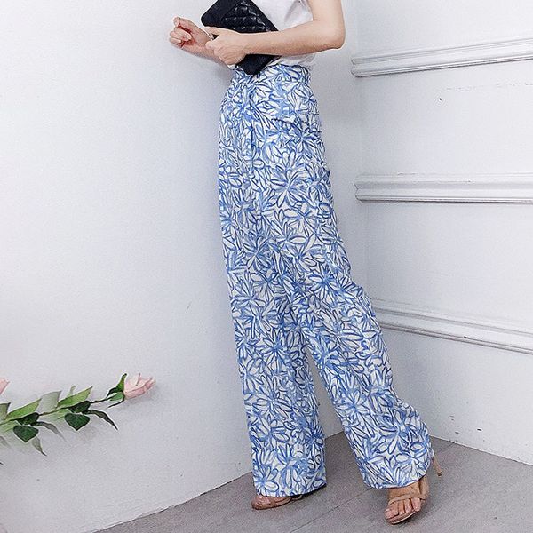 print trousers high waist hit color elegant wide leg full length pants female 2021 summer fashion clothing new, Black;white
print trousers high waist hit color elegant wide leg full length pants female 2021 summer fashion clothing new, Black;white