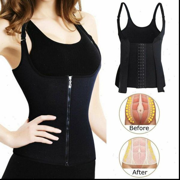 local stock shapermint women waist trainer corset zipper vest body shaper cincher tank t, White
local stock shapermint women waist trainer corset zipper vest body shaper cincher tank t, White