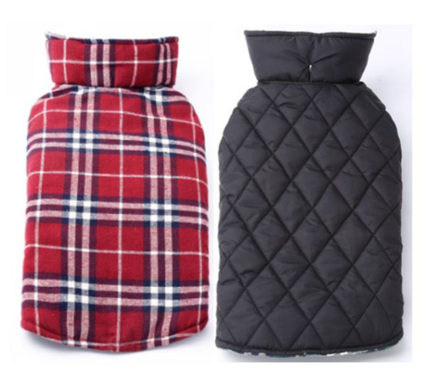 Cozy Waterproof Windproof Reversible British Style Plaid Dog Apparel Winter Coat Warm Dog Vest In Cold Weather Jacket For Small Medium, Mix color
Cozy Waterproof Windproof Reversible British Style Plaid Dog Apparel Winter Coat Warm Dog Vest In Cold Weather Jacket For Small Medium, Mix color