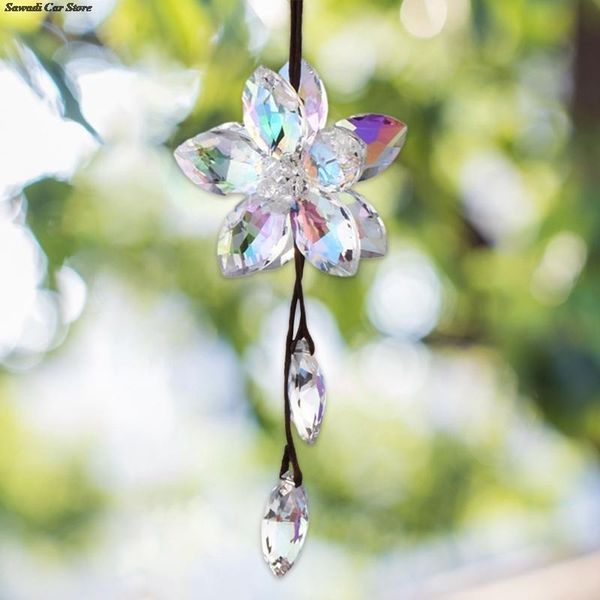 interior decorations 3d flower crystal car pendant lucky hanging ornament glass clear crystals bead prisms suncatcher fashion decoration
interior decorations 3d flower crystal car pendant lucky hanging ornament glass clear crystals bead prisms suncatcher fashion decoration