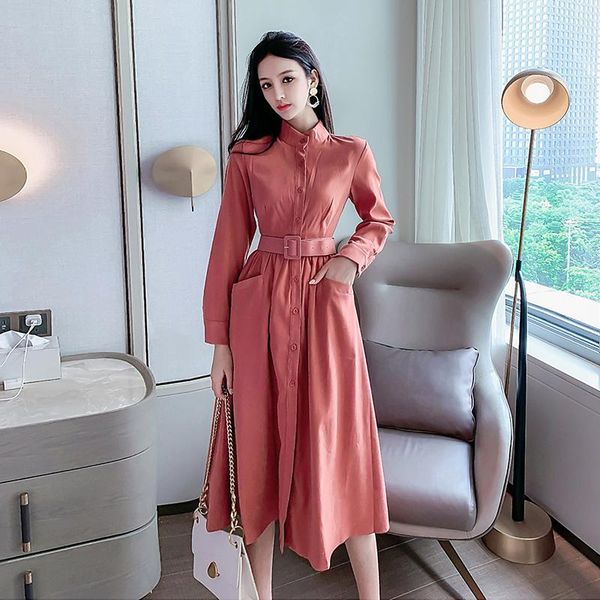 casual dresses fashion runway designer elegant office dress 2021 autumn women slim single-breasted french platycodon, Black;gray
casual dresses fashion runway designer elegant office dress 2021 autumn women slim single-breasted french platycodon, Black;gray