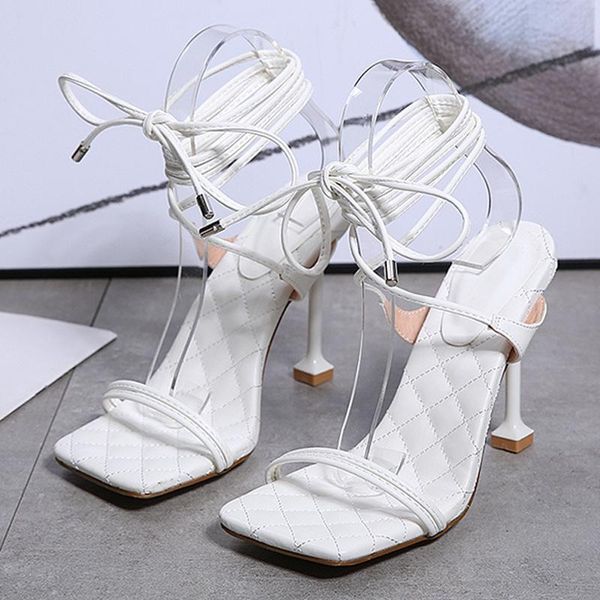 sandals white women 12 cm high heels summer fashion square toe pumps gladiator ankle cross lace up party dress shoes size 35-42, Black
sandals white women 12 cm high heels summer fashion square toe pumps gladiator ankle cross lace up party dress shoes size 35-42, Black