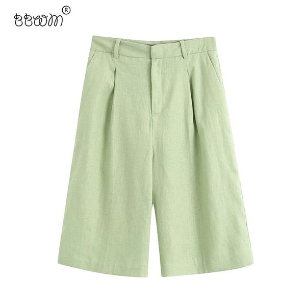 women elegant fashion side pockets linen shorts vintage ladies high waist zipper fly short pants female chic pantalones 210531, White;black
women elegant fashion side pockets linen shorts vintage ladies high waist zipper fly short pants female chic pantalones 210531, White;black