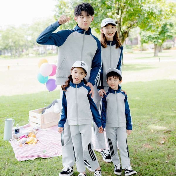 a 1982 garden parent 2021 cloth new class child mother daughter leisure sports suit autumn, Blue
a 1982 garden parent 2021 cloth new class child mother daughter leisure sports suit autumn, Blue