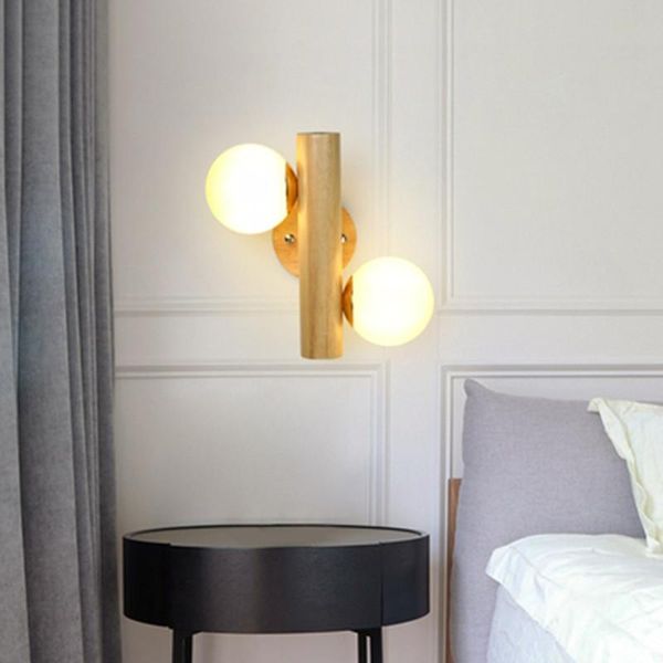 wall lamp wooden led with ball shaped glass lampshade for bedroom reading el bedside decor sconce
wall lamp wooden led with ball shaped glass lampshade for bedroom reading el bedside decor sconce