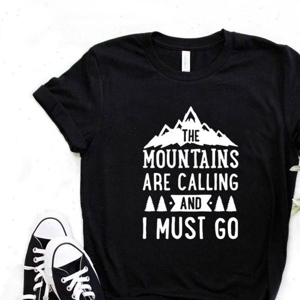 women t shirt the mountains are calling and i must go print tshirt women short sleeve o neck t shirt ladies tee, White
women t shirt the mountains are calling and i must go print tshirt women short sleeve o neck t shirt ladies tee, White