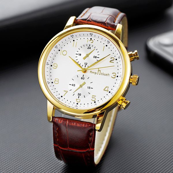 new personalized fashion leisure business waterproof quartz gift men's watch men's watch, Slivery;brown
new personalized fashion leisure business waterproof quartz gift men's watch men's watch, Slivery;brown