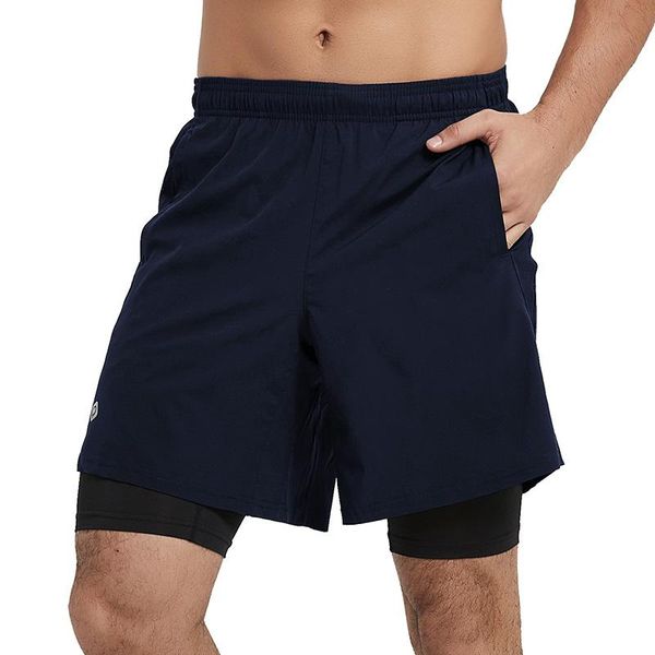 running shorts men 2 in 1 double-deck gym sport fitness jogging quick dry workout sports short pants, Black;blue
running shorts men 2 in 1 double-deck gym sport fitness jogging quick dry workout sports short pants, Black;blue