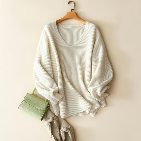 2021 autumn winter new style 6 ply 100% cashmere sweater women v neck knitted warm pullovers ladies fashion chic long sleeve top, White;black
2021 autumn winter new style 6 ply 100% cashmere sweater women v neck knitted warm pullovers ladies fashion chic long sleeve top, White;black