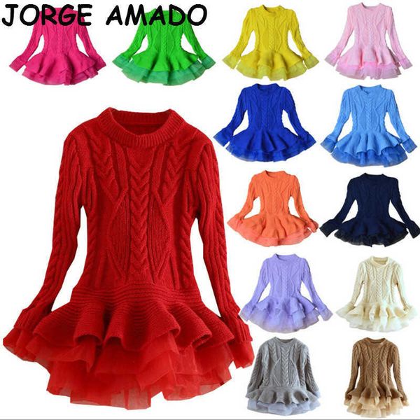 girls sweater dress toddler girl fall clothes thick warm christmas dresses knitted chiffon winter girls dress 2-7t e088 210610, Red;yellow
girls sweater dress toddler girl fall clothes thick warm christmas dresses knitted chiffon winter girls dress 2-7t e088 210610, Red;yellow