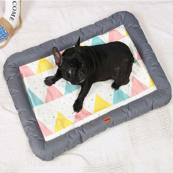 new dog cat summer breathable bed pet kennel dog sleeping ice silk mat cold pad ice cushion for pet supplies self cooling
new dog cat summer breathable bed pet kennel dog sleeping ice silk mat cold pad ice cushion for pet supplies self cooling