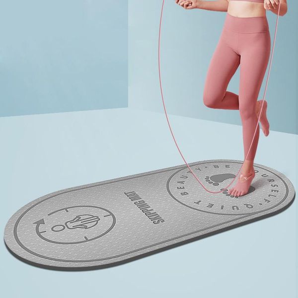 tpe jump rope yoga mat fitness exercises mats home skipping buffer pad non-slip sports workout cushion floor mat gym
tpe jump rope yoga mat fitness exercises mats home skipping buffer pad non-slip sports workout cushion floor mat gym