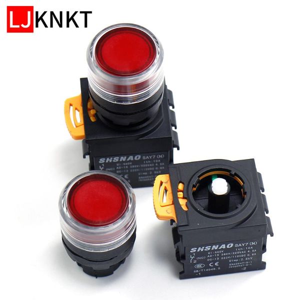 smart home control push button switch momentary with indicator led light lamp red 22mm 380/220v ac 220v/110vdc self-resetting
smart home control push button switch momentary with indicator led light lamp red 22mm 380/220v ac 220v/110vdc self-resetting
