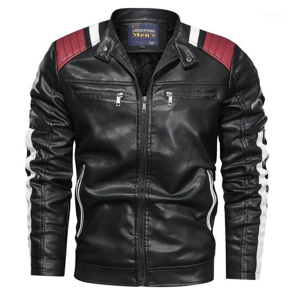 men's jackets tactical military winter fleece pu jacket men 2021 leather coats street slim fit bomber casual zipper coat, Black;brown
men's jackets tactical military winter fleece pu jacket men 2021 leather coats street slim fit bomber casual zipper coat, Black;brown