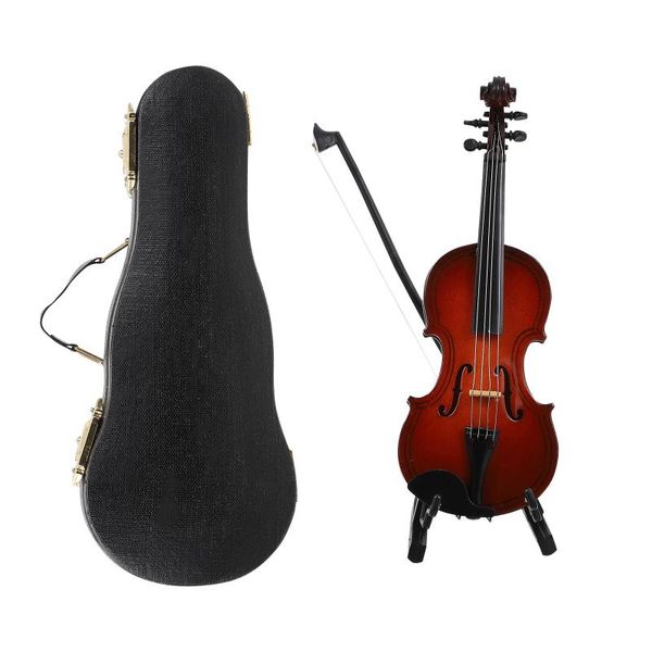 decorative objects & figurines 1 set mini violin ornament exquisite miniature adornment decor
decorative objects & figurines 1 set mini violin ornament exquisite miniature adornment decor