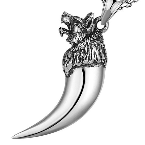 pendant necklaces domineering spike necklace retro titanium steel stainless hip hop personality accessories trend wind, Silver
pendant necklaces domineering spike necklace retro titanium steel stainless hip hop personality accessories trend wind, Silver