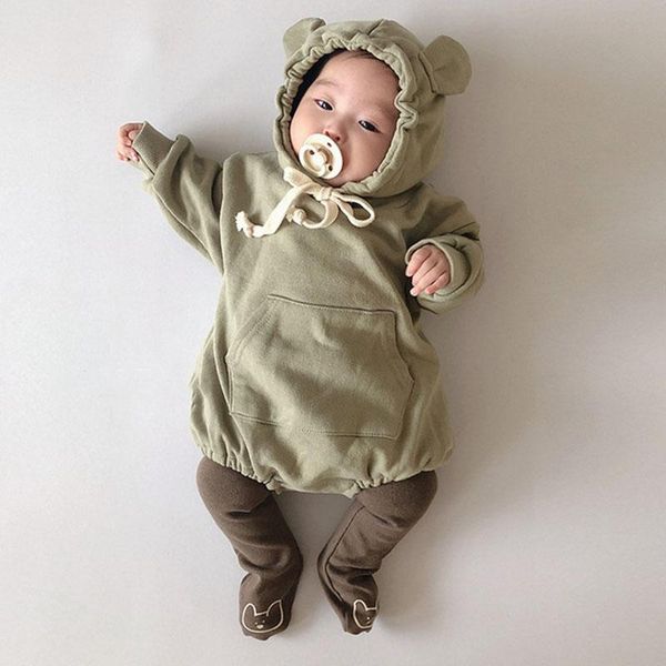 rompers 2021 autumn children's clothing baby bodysuits kid boys bear ears hooded jumpsuit cotton long sleeve girl bodysuit, Blue
rompers 2021 autumn children's clothing baby bodysuits kid boys bear ears hooded jumpsuit cotton long sleeve girl bodysuit, Blue