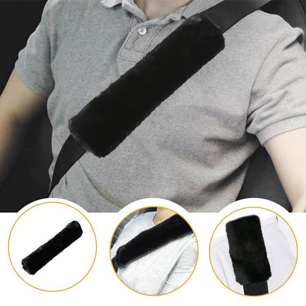 safety belts & accessories 2pcs black car auto sheepskin seat belt covers shoulder strap comfortable pads cushion headrest 254mm x 76mm
safety belts & accessories 2pcs black car auto sheepskin seat belt covers shoulder strap comfortable pads cushion headrest 254mm x 76mm