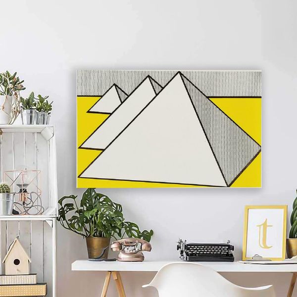 roy lichtenstein "the great pyramid" home decor handcrafts /hd print oil painting on canvas wall art canvas picture 210220
roy lichtenstein "the great pyramid" home decor handcrafts /hd print oil painting on canvas wall art canvas picture 210220