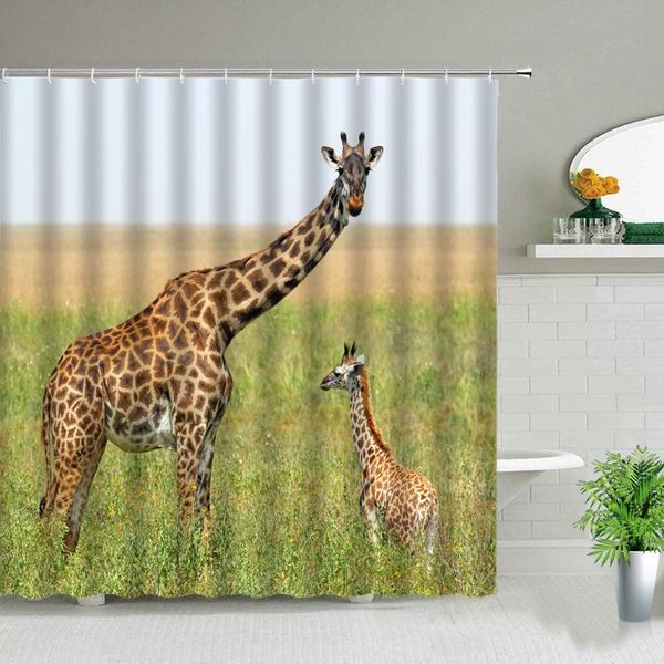 africa animal giraffe shower curtains elephant tiger lion leopard wolf polar bear printing bathroom decor bath curtain with hook
africa animal giraffe shower curtains elephant tiger lion leopard wolf polar bear printing bathroom decor bath curtain with hook