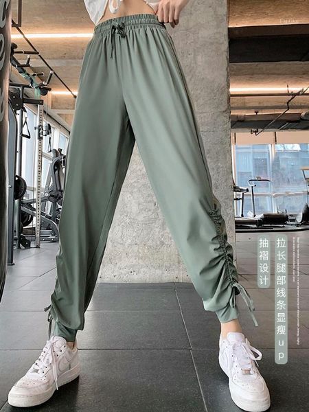 running pants athletic female loose lace-up summer thin section fitness high-waisted straight ankle banded slimming online1, Black;blue
running pants athletic female loose lace-up summer thin section fitness high-waisted straight ankle banded slimming online1, Black;blue