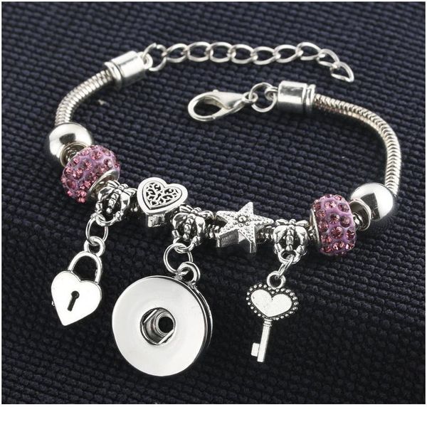 2018 new snap bracelet lobster buckle snake chain bangles beads bangles fit 18mm snap jewelry wo jllrdf, Golden;silver
2018 new snap bracelet lobster buckle snake chain bangles beads bangles fit 18mm snap jewelry wo jllrdf, Golden;silver