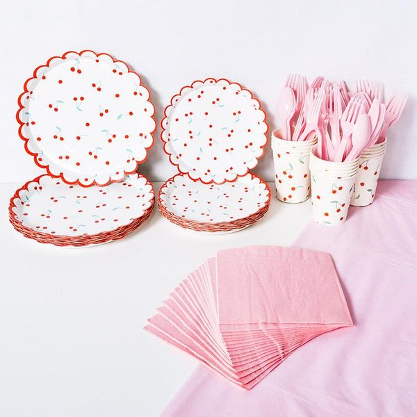 party supplies cherry party theme birthday decorations kids wedding decoration stamping paper tray paper cup
party supplies cherry party theme birthday decorations kids wedding decoration stamping paper tray paper cup