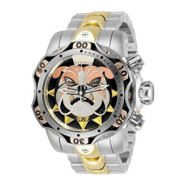 wristwatches invincible reserve venom mens quartz watch 52.5mm stainless steel waterproof chronograph invicto reloj de hombre drop, Slivery;brown 
wristwatches invincible reserve venom mens quartz watch 52.5mm stainless steel waterproof chronograph invicto reloj de hombre drop, Slivery;brown