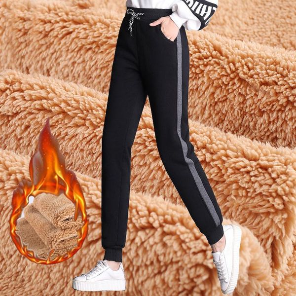 women's pants & capris striped casual thick velvet cashmere warm for women s-5xl autumn winter fleece sweatpants harem trousers, Black;white
women's pants & capris striped casual thick velvet cashmere warm for women s-5xl autumn winter fleece sweatpants harem trousers, Black;white