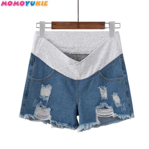 summer fashion denim maternity shorts elastic waist belly short jeans clothes for pregnant women ripped hole pregnancy 210713, White
summer fashion denim maternity shorts elastic waist belly short jeans clothes for pregnant women ripped hole pregnancy 210713, White