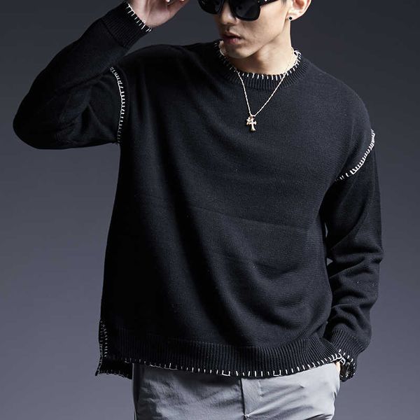 new fashion brand sweaters man pullovers warm slim fit jumpers knitred solid color winter korean style casual mens clothes 201026, White;black
new fashion brand sweaters man pullovers warm slim fit jumpers knitred solid color winter korean style casual mens clothes 201026, White;black