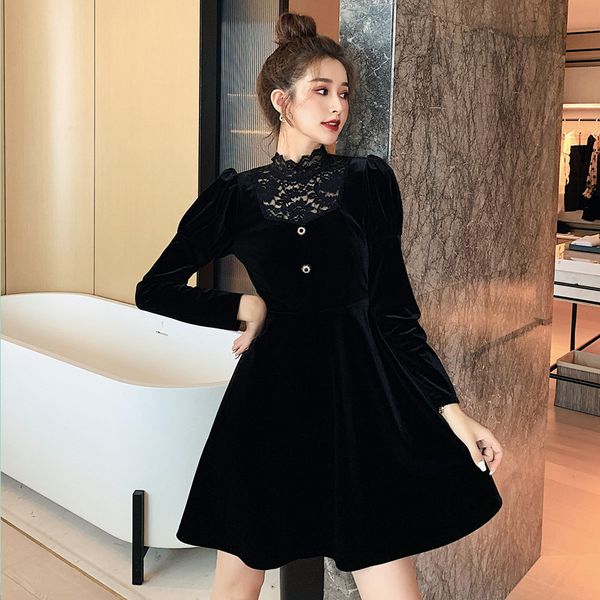 new arrival comfortable thick formal temperamental fashion vintage elegant warm basic cute mini a-line dress 0vi8, White;black
new arrival comfortable thick formal temperamental fashion vintage elegant warm basic cute mini a-line dress 0vi8, White;black