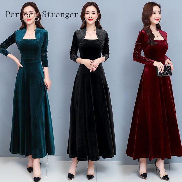 casual dresses 2021 autumn arrival fake two pieces princess style long sleeve women velvet dress, Black;gray
casual dresses 2021 autumn arrival fake two pieces princess style long sleeve women velvet dress, Black;gray