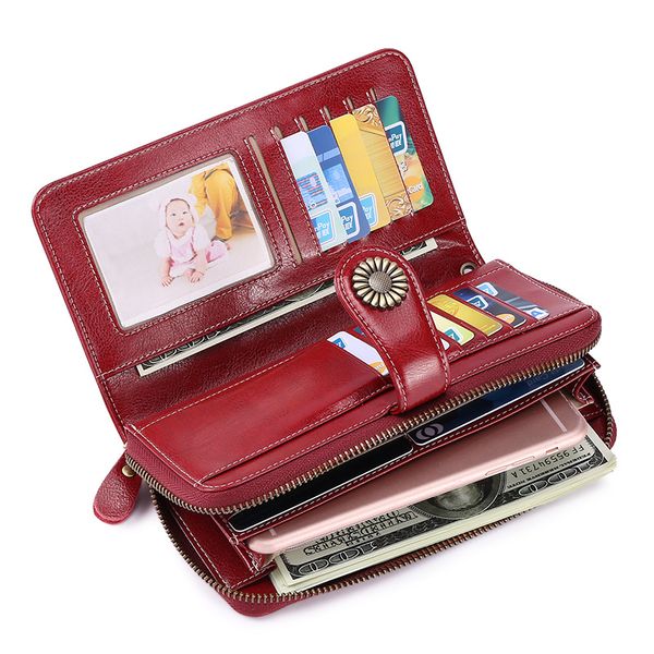 women clutch wallet female long wallet genuine leather fashion business money bag wallets for women
women clutch wallet female long wallet genuine leather fashion business money bag wallets for women