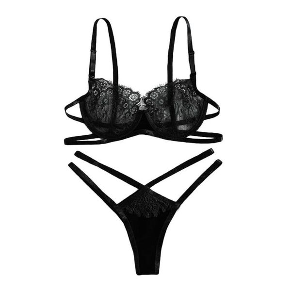 bras sets women eyelash lace wireless bra lingerie briefs thong set solid underwear vetement femme exotic apparel black, Red;black
bras sets women eyelash lace wireless bra lingerie briefs thong set solid underwear vetement femme exotic apparel black, Red;black