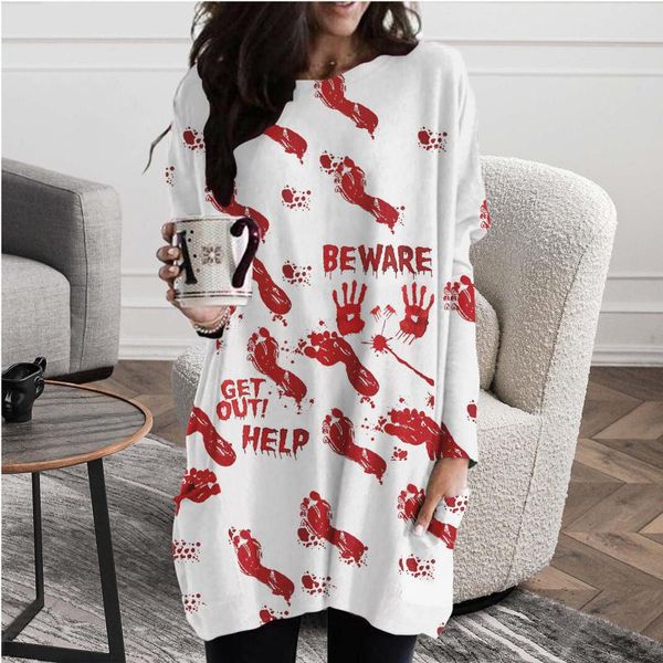 casual dresses fashion comfortable women's autumn halloween skeleton printed round neck daily middle loose dress vestido de mujer *8, Black;gray
casual dresses fashion comfortable women's autumn halloween skeleton printed round neck daily middle loose dress vestido de mujer *8, Black;gray